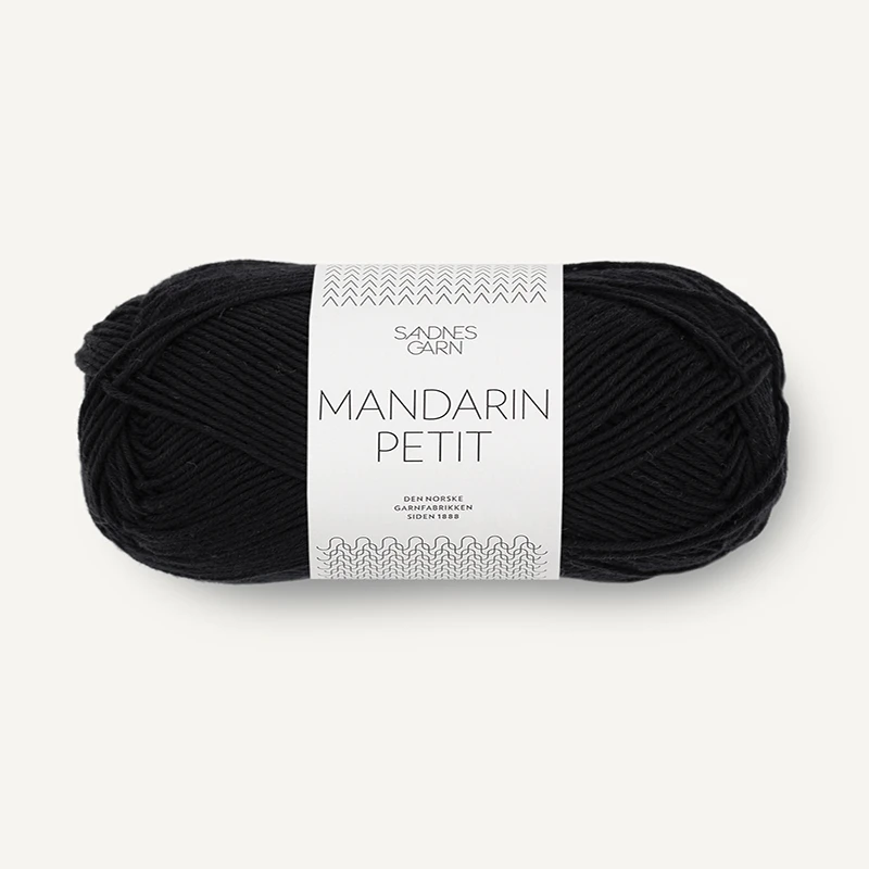 Włóczka Sandnes Garn Mandarin Petit 1099 / czerń