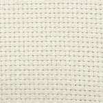 Kanwa do punch needle / bawełniana / ZWEIGART Monks Cloth 7 ct / 50 x 70 cm / kolor 0053 ecru
