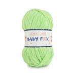 Włóczka Luna Art Baby Fox 100-47 / zielone jabłuszko