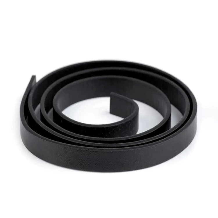 Uchwyty / rączki do torby eko skóra / półprodukt / czerń / 2 szt / 750185
