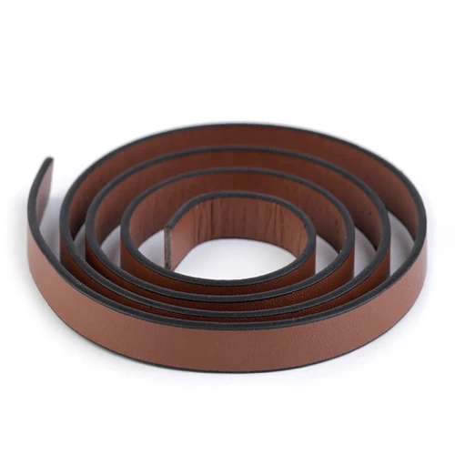 Uchwyty / rączki do torby eko skóra / półprodukt / brąz / 2 szt / 750185