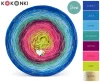 KOKONEK Shine Classic S068 Agi Działalność Trochę Artystyczna - Kobalt/lazur/cyjan/szmaragd/jeżyna/fuksja/kiwi + złoto