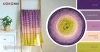 KOKONEK Classic B204 MyCrochetory - Fiolet/blady fiolet/wrzos/łososiowy róż/limetka