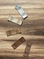 Zestaw metek "HAND MADE" / mix 3 / 60 x 20 mm / 5 szt.