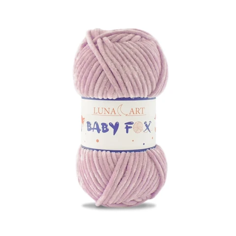 Włóczka Luna Art Baby Fox 100-53 / ciemny brudny róż