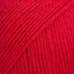 Włóczka skarpetkowa Drops Fabel 106 / czerwony / uni colour