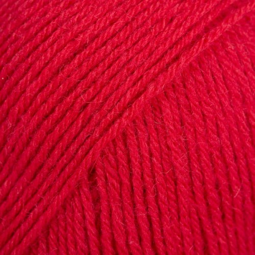 Włóczka skarpetkowa Drops Fabel 106 / czerwony / uni colour