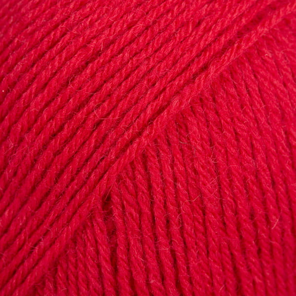 Włóczka skarpetkowa Drops Fabel 106 / czerwony / uni colour
