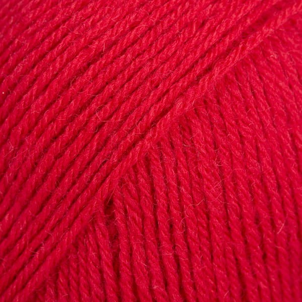 Włóczka skarpetkowa Drops Fabel 106 / czerwony / uni colour