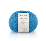 Włóczka Rosarios 4 Madragoa 31 / Azul Forte / ciemny niebieski / 50g