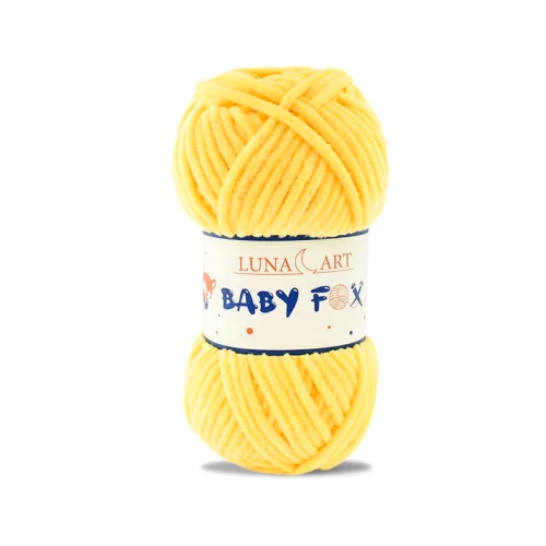Włóczka Luna Art Baby Fox 100-44 / maślany / zamiennik Dolphin Baby