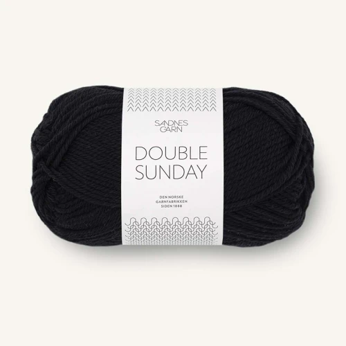 Włóczka Sandnes Garn Double Sunday 1099 / czerń