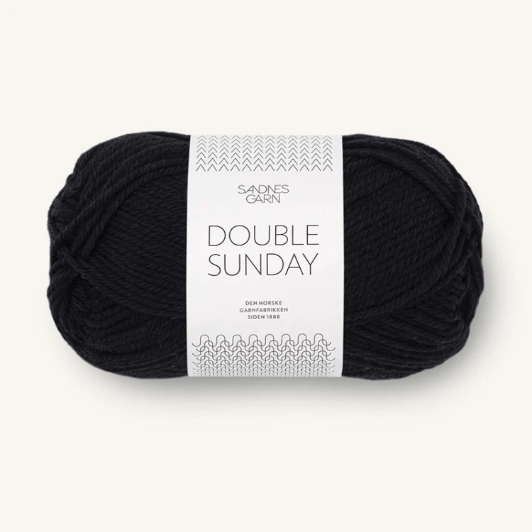 Włóczka Sandnes Garn Double Sunday 1099 / czerń