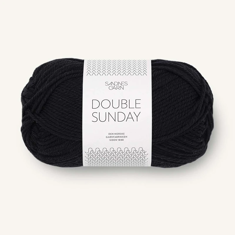 Włóczka Sandnes Garn Double Sunday 1099 / czerń