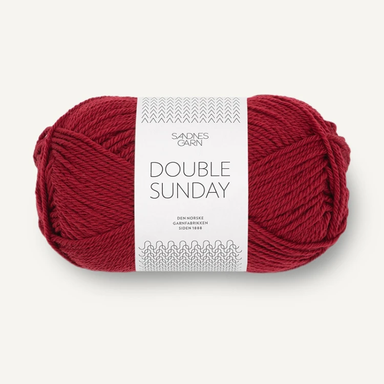 Włóczka Sandnes Garn Double Sunday 4236 / czereśnia