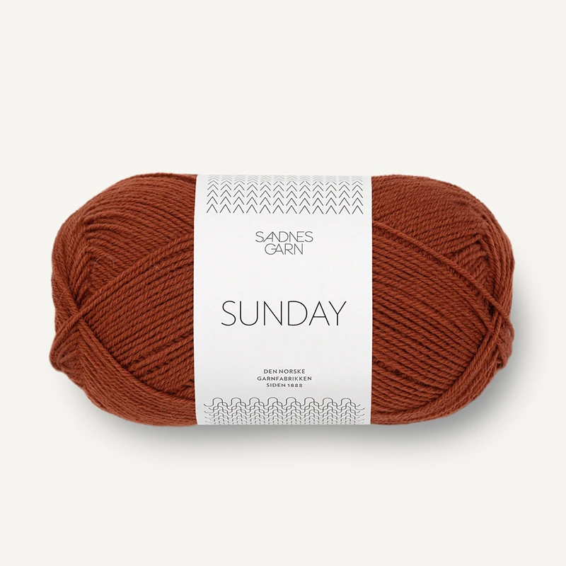 Włóczka Sandnes Garn Sunday 3554 / kasztan