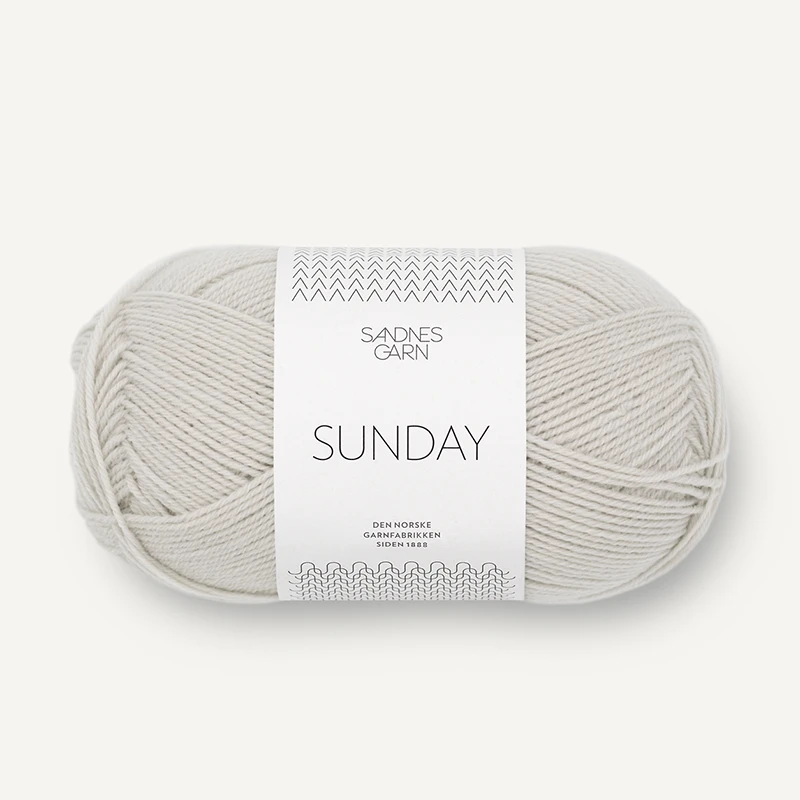 Włóczka Sandnes Garn Sunday 3820 / popielaty