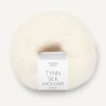 Włóczka Sandnes Garn Tynn Silk Mohair 1012 / ecru