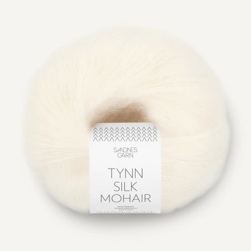 Włóczka Sandnes Garn Tynn Silk Mohair 1012 / ecru