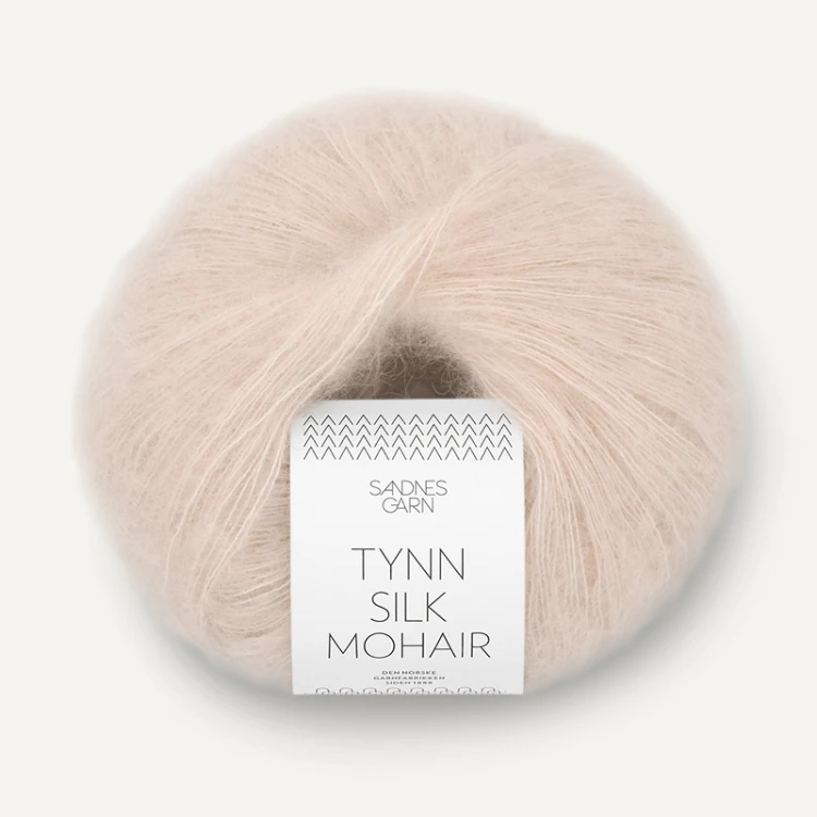 Włóczka Sandnes Garn Tynn Silk Mohair 1015 / wapień