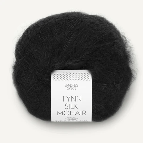 Włóczka Sandnes Garn Tynn Silk Mohair 1099 / czerń