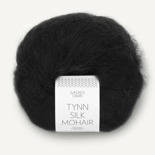Włóczka Sandnes Garn Tynn Silk Mohair 1099 / czerń