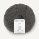 Włóczka Sandnes Garn Tynn Silk Mohair 3800 / ciemny szary