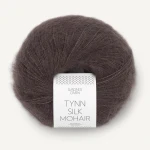 Włóczka Sandnes Garn Tynn Silk Mohair 3880 / chłodny brąz