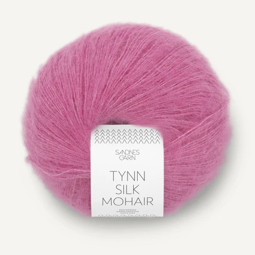 Włóczka Sandnes Garn Tynn Silk Mohair 4626 / malinowy róż