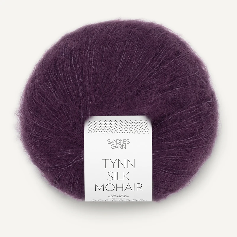 Włóczka Sandnes Garn Tynn Silk Mohair 4672 / winogrono