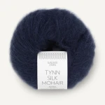 Włóczka Sandnes Garn Tynn Silk Mohair 5581 / ciemne navy