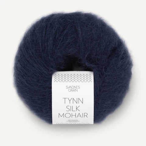 Włóczka Sandnes Garn Tynn Silk Mohair 5581 / ciemne navy