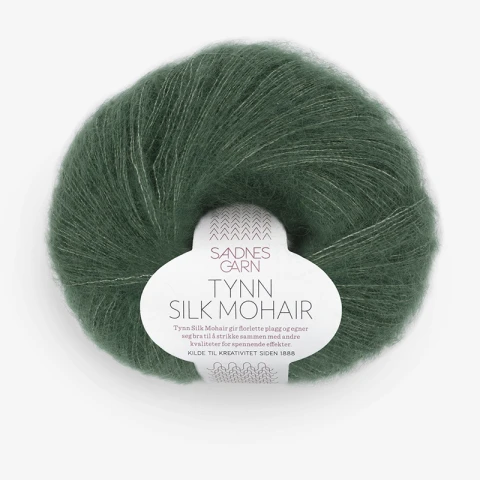 Włóczka Sandnes Garn Tynn Silk Mohair 8581 / ciemny las
