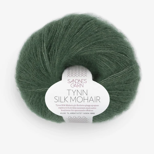Włóczka Sandnes Garn Tynn Silk Mohair 8581 / ciemny las