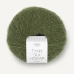 Włóczka Sandnes Garn Tynn Silk Mohair 9062 / ciemna oliwka