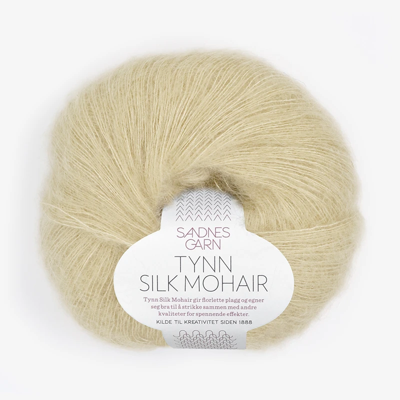 Włóczka Sandnes Garn Tynn Silk Mohair 9822 / mleczna zieleń