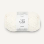 Włóczka Sandnes Garn Peer Gynt 1001 / biel
