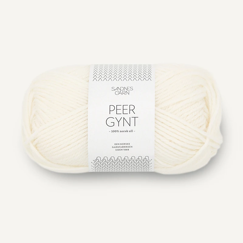 Włóczka Sandnes Garn Peer Gynt 1002 / ecru
