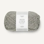 Włóczka Sandnes Garn Peer Gynt 1042 / szary melanż