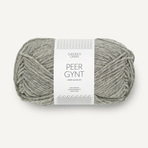 Włóczka Sandnes Garn Peer Gynt 1042 / szary melanż