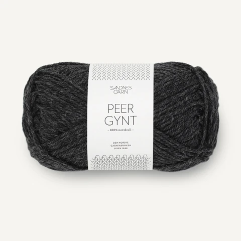 Włóczka Sandnes Garn Peer Gynt 1088 / węgiel