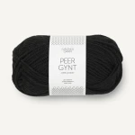 Włóczka Sandnes Garn Peer Gynt 1099 / czerń