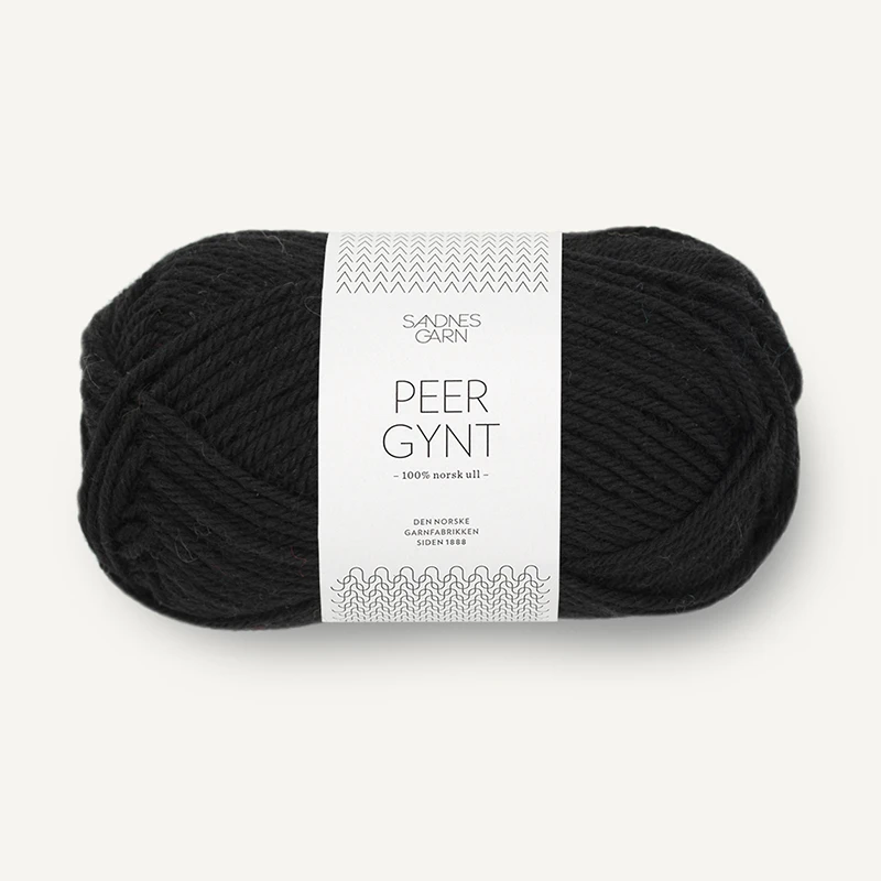 Włóczka Sandnes Garn Peer Gynt 1099 / czerń