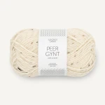 Włóczka Sandnes Garn Peer Gynt Tweed 2523 / krem z nopkami