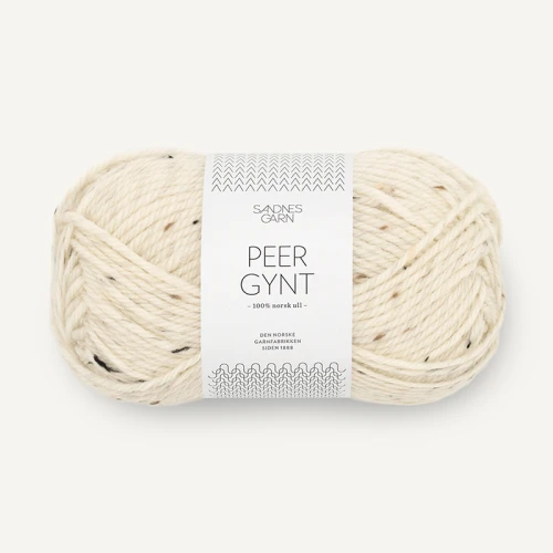 Włóczka Sandnes Garn Peer Gynt Tweed 2523 / krem z nopkami