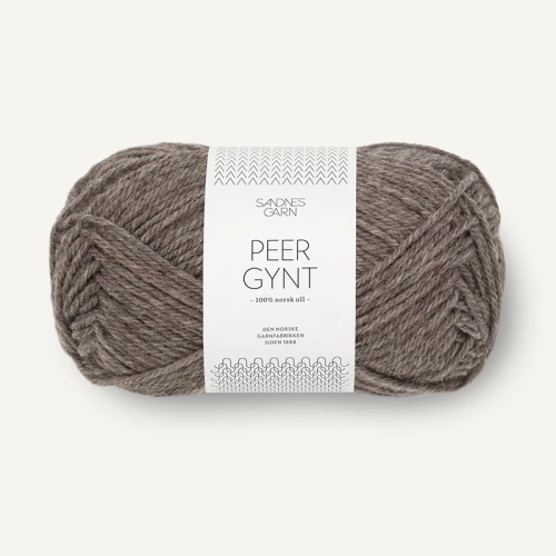 Włóczka Sandnes Garn Peer Gynt 2652 / brąz melanż