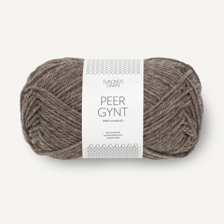 Włóczka Sandnes Garn Peer Gynt 2652 / brąz melanż