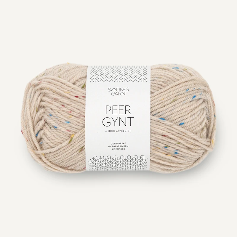 Włóczka Sandnes Garn Peer Gynt Tweed 2720 / beż z nopkami