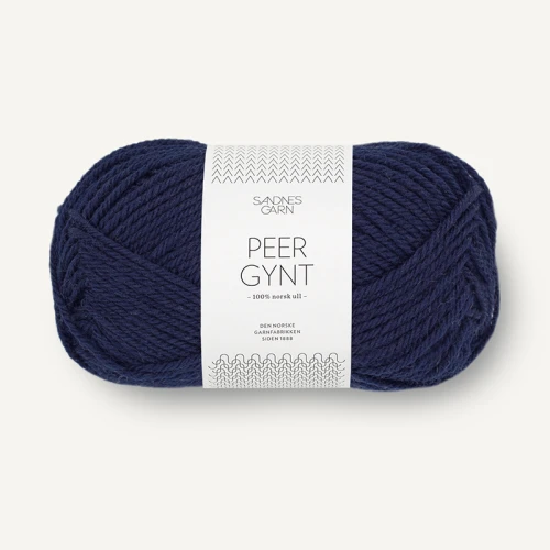 Włóczka Sandnes Garn Peer Gynt 5575 / ciemny granat