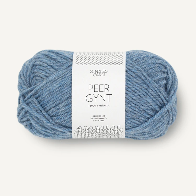 Włóczka Sandnes Garn Peer Gynt 6324 / jeans melanż
